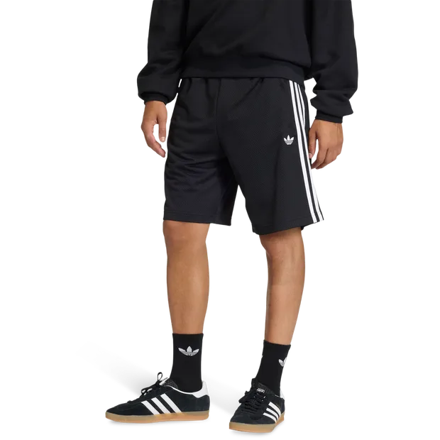 Adicolor Men Shorts - Black - Size XXL - Poly Mesh - Black - Size: 2X-Large - Adidas - FashionsVida