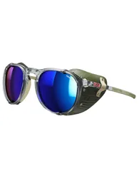 Sonnenbrille Millenium Gris/Kaki/Beige Reactiv 2-4 aus Leder Grau