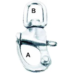 Swivel Snap Aisi 316 Shackle Silver 22 mm unisex
