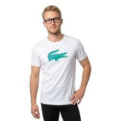 Maglietta A Maniche Corte Th202-00 White / Dark Green 2XL