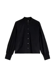 Woven Blouse, LSL, solid female