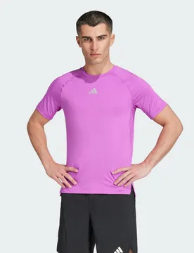 T-shirt da allenamento Gym+ M Purple Burst - Adidas - FashionsVida