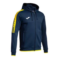 Felpa Con Cappuccio Olimpiada Navy / Yellow 5-6 Anni