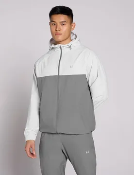 Chaqueta Tempo bicolor para hombre de MP - Lila/Gris acero - XS - MyProtein - FashionsVida