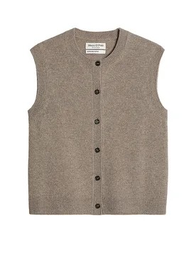 Marc O'Polo Gilet marron clair M - Marc O'Polo - FashionsVida