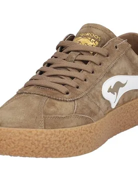 Zapatillas deportivas de hombre de piel con logotipo lateral - Kangaroos - FashionsVida