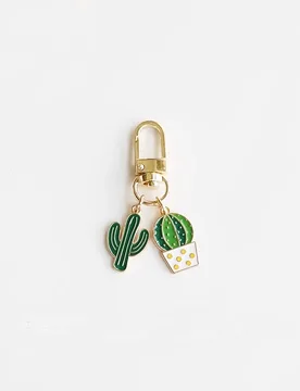 Cute Keychain Sun Cactus Flower Keyring Plant Keychain Desert Gift Women's Men's Bag Accessories DIY Handmade Jewelry - Aliexpress - FashionsVida