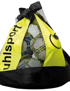 Sac à Balles Logo Black / Fluo Yellow Up To 12 Balles unisex - Uhlsport - FashionsVida