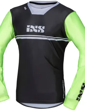 Maglia Cross Enduro Moto TRIGGER MX 4.0 Antracite Verde taglia 2XL - iXS - FashionsVida