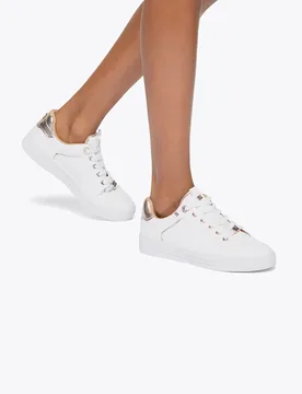 Lace Up Trainers White female - Kurt geiger - FashionsVida