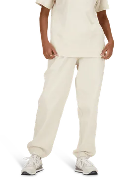 Terry Donna - Pantaloni Beige - Taglia S - Jersey di cotone S - New Balance - FashionsVida