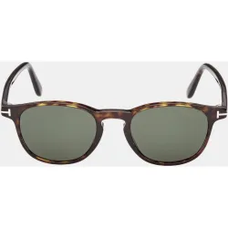 Gafa de sol de hombre redonda en acetato con lente polarizada