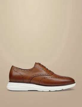 Leather Lace Up Trainers Brown male - Charles Tyrwhitt - FashionsVida