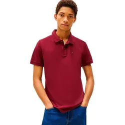 Polo A Maniche Corte Placket Slim Fit Red Wine XL