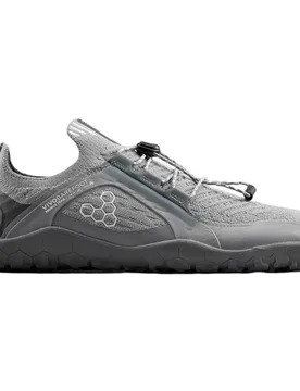 Primus Trial Knit Fg Barefoot Trail Running Shoes Storm Cloud UK 3 Women - Vivobarefoot - FashionsVida