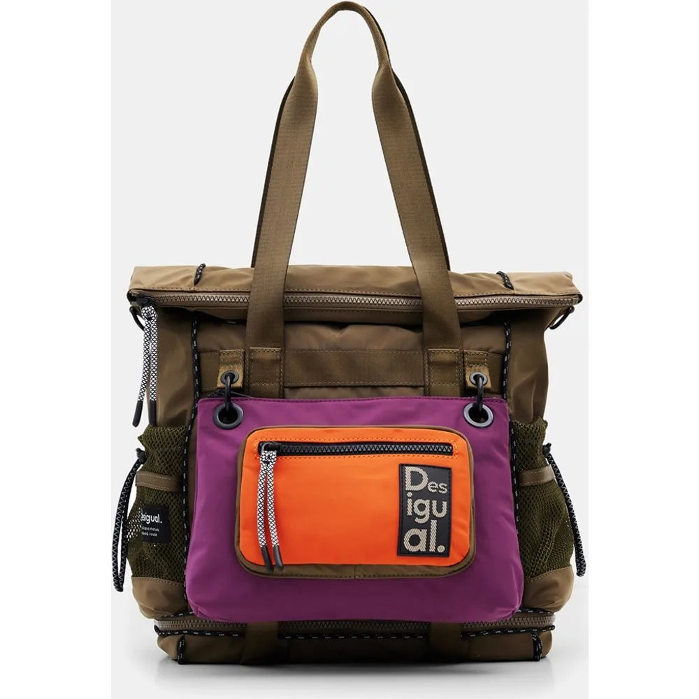 Mochila Voyager XL multiposición con cremallera - Desigual - FashionsVida