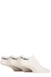 Mens and Women's 3 Pair Essentials Recycled Trainer Socks White 4.5-6 UK - White - Size: 4.5-6 UK