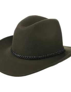 Western Hat by - olive - Female - Size: XL (60-61 cm) - Lipodo - FashionsVida