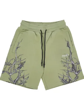 Pantalone Corto Tuta Uomo Lightning Shorts Green/grey - PHOBIA - FashionsVida