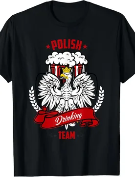 Polish Drinking Team Funny Poland Party Beer T-Shirt Short Sleeve Casual 100% Cotton Shirt - Aliexpress - FashionsVida