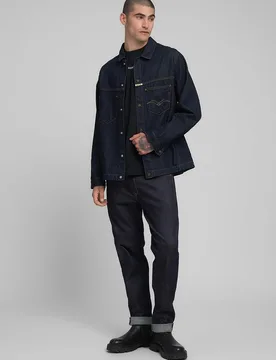 Cazadora vaquera de hombre abotonada - Replay - FashionsVida