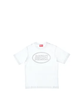 T-shirt girocollo JUNIOR BOY BIANCO 8Y - Diesel - FashionsVida
