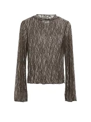 Langarmshirt braun 46 damen