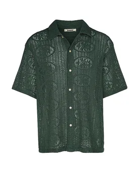 Polo WBWANG verde scuro M - Woodbird - FashionsVida