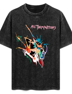All them witchesATW colorful skull design T-Shirt Plus Size Loose Short Sleeve Top - Aliexpress - FashionsVida