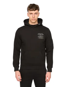 Mens Rayland Hoodie (Black) - One Size - Duck and Cover - FashionsVida