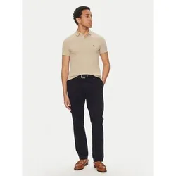 T-Shirts & Poloshirts Mw0mw17771 Slim Polo-Rbt Sandalwood Eu Xl Male