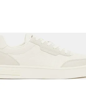 Zapatillas de hombre con multilogos en relieve - Armani Exchange - FashionsVida