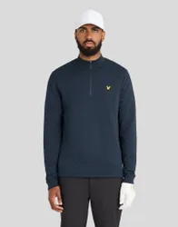 Men's Quilted 1/4 Zip Midlayer Dark Navy