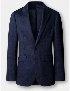 Americana de hombre de punto mezcla de lana y algodón cuadros glen - Hackett - FashionsVida