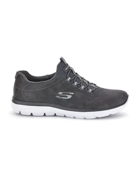 Sneakers grigie slip-on lavabili in lavatrice Summits Itz Bazik 41 - Skechers - FashionsVida