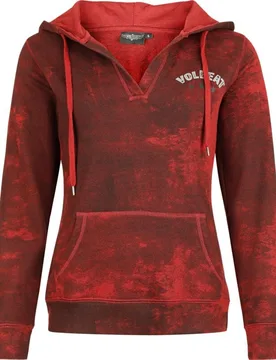Kapuzenpullover - EMP Signature Collection - S bis XXL - für Damen - Größe L - dunkelrot - EMP exklusives Merchandise! - Frauen - female - Volbeat - FashionsVida