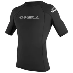 Rash Guard Manches Courtes Basic Skins Crew Black XS Homme
