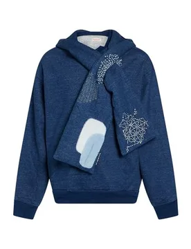 Sudadera Hombre Azul marino ONESIZE Hombre - KAPITAL - FashionsVida