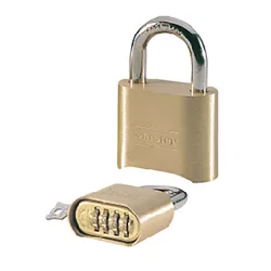 Brass Standard Bow Padlock Bronze 51 mm unisex