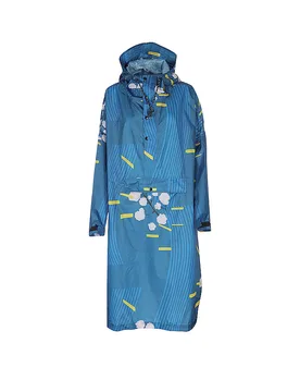 Giacca antipioggia - Poncho antipioggia Japanese Blossom blu - Rainkiss - FashionsVida