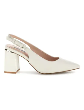 Décolleté beige con cinturino slingback tacco largo Burani 51882c1235 40 - Mariella Burani - FashionsVida