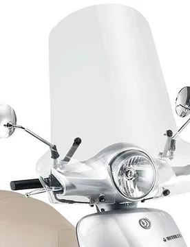 Parabrezza trasparente 293A Per SYM Fiddle II 50-125 (0 taglia un - GIVI - FashionsVida