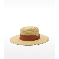 Sombrero de mujer con cinta decorativa