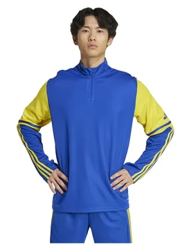 Sweat à Demi-zip Squadra 25 Training Team Royal Blue / Team Yellow XS - Adidas - FashionsVida