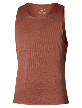 Tanktop Tech Light Singlet - Marron - male - Size: XL - Mizuno - FashionsVida