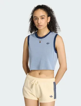 CANOTTA HEATHER XS Night Indigo / Blue Dawn - Adidas - FashionsVida