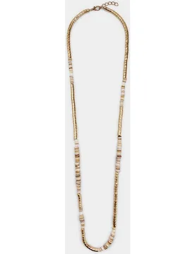 Collar largo de cuentas decorativas - Parfois - FashionsVida
