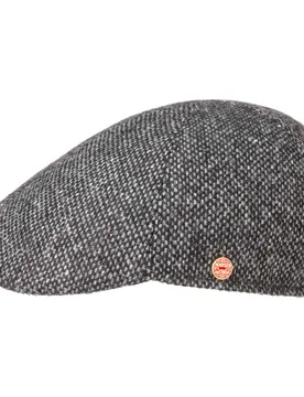 Classic Tweed Flat Cap by - black - Herren - Size: 60 cm - Mayser - FashionsVida