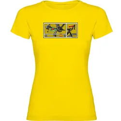 Maglietta A Maniche Corte Comic Yellow