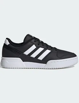 Mens Team Court 2.0 Str Shoes - Black/white Leather - Size Uk 5 - adidas Originals - FashionsVida